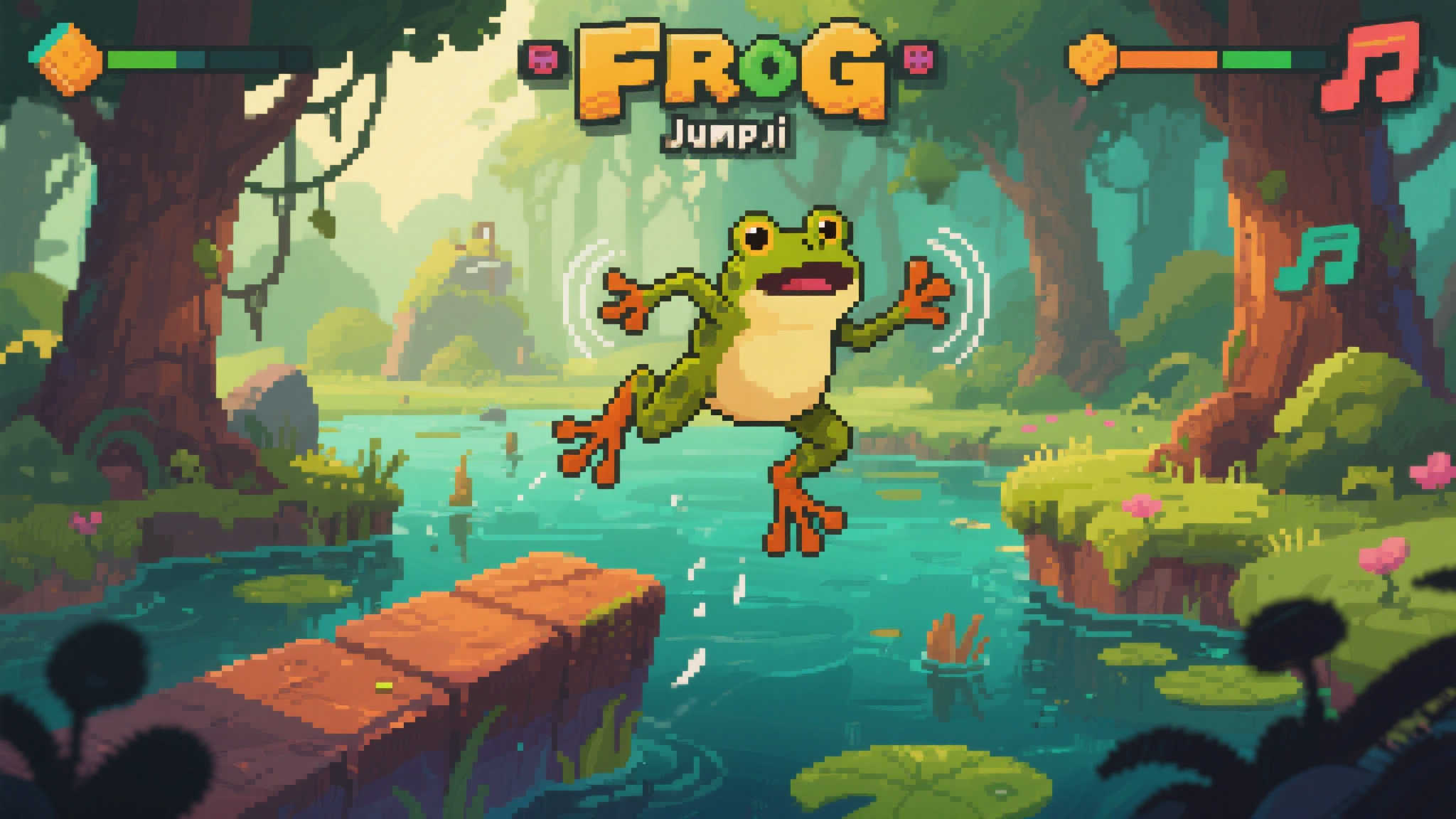 《Frog Legs》动作冒险新作震撼上线，青蛙主角开启奇幻之旅！