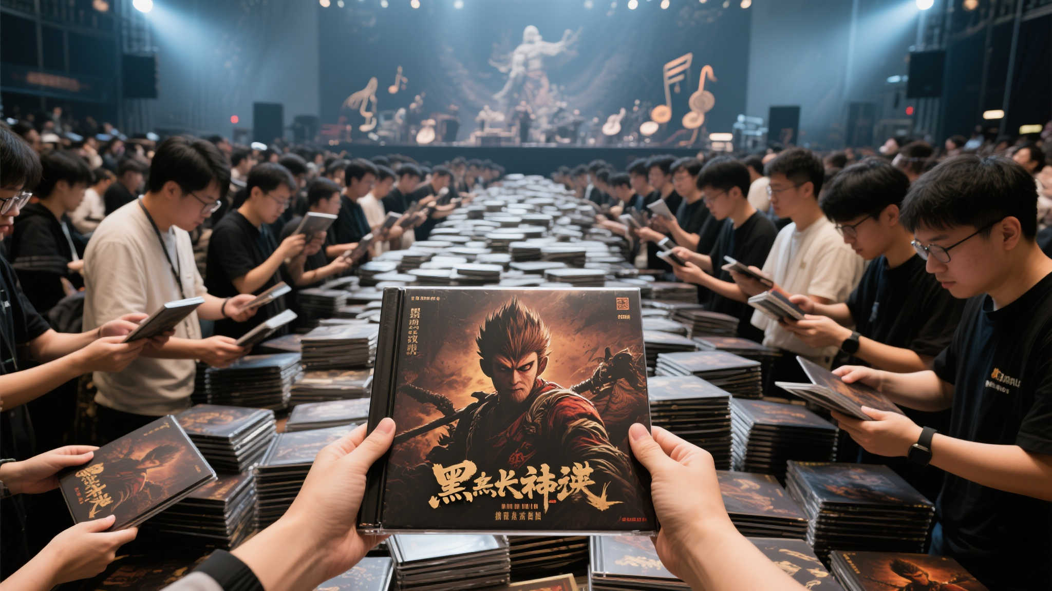 惊叹!《黑神话》音乐专辑“堆积如山”:每位员工都能分到一份 惊叹!《黑神话》音乐专辑“堆积如山”:每位员工都能分到一份
