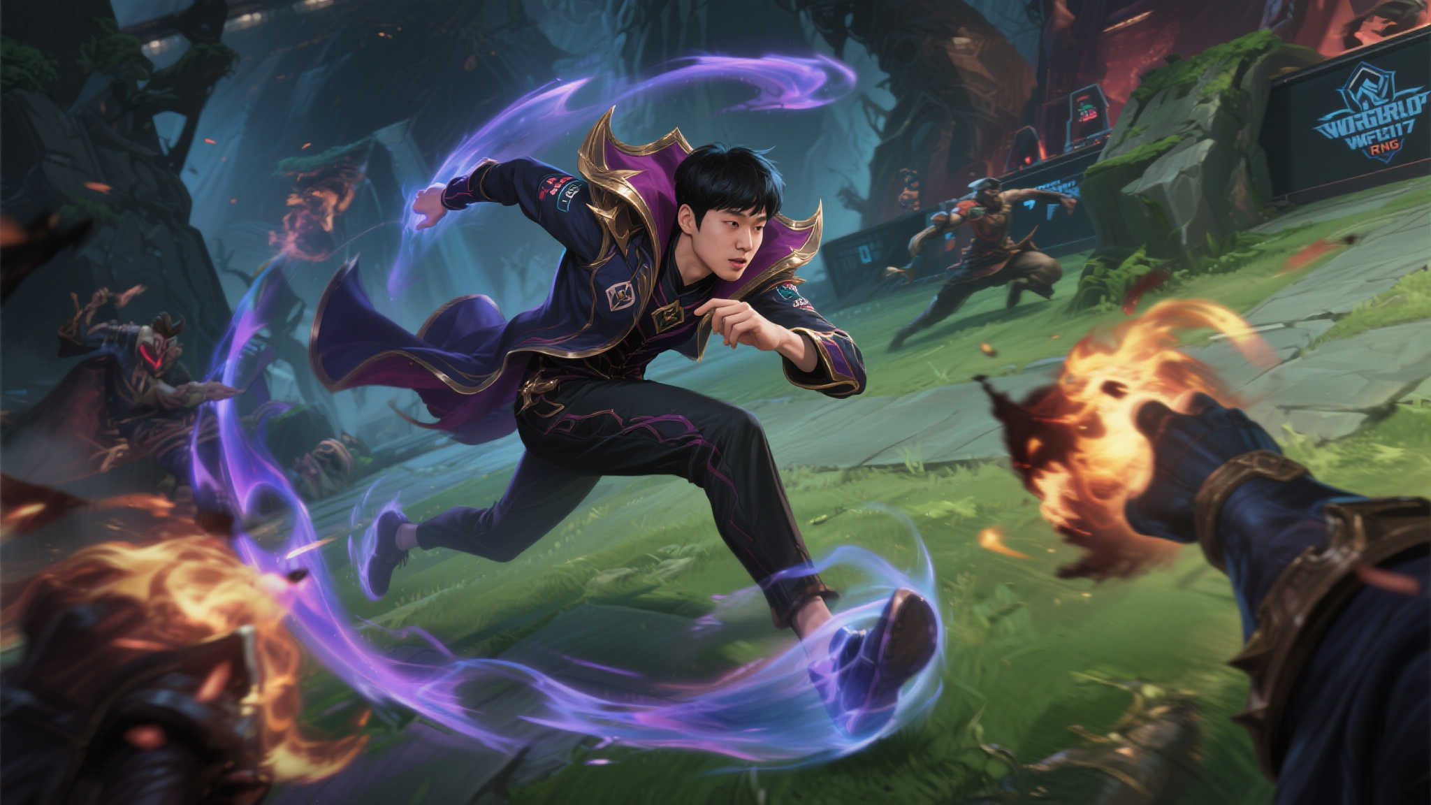 Faker神言：五杀并不难，边打边走躲技能即可！